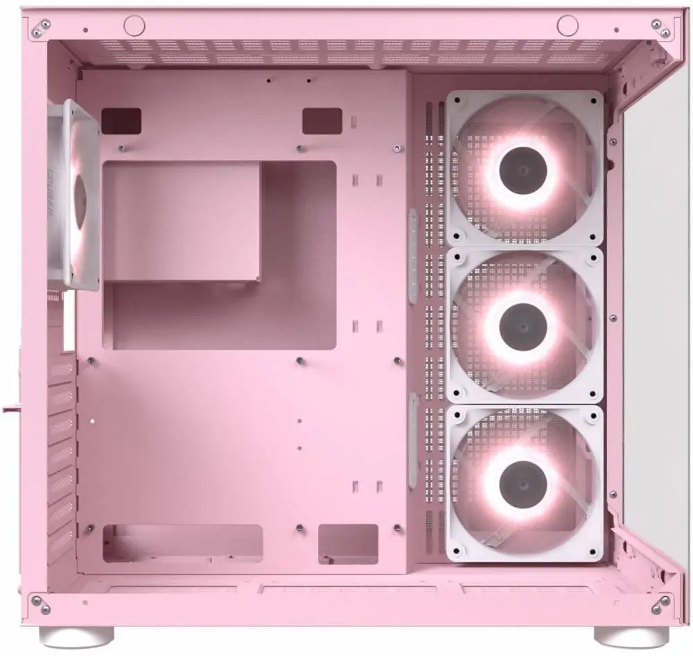 Кутия COUGAR FV150 RGB Mid-Tower Case Pink - CGR-5KA1P-RGB
