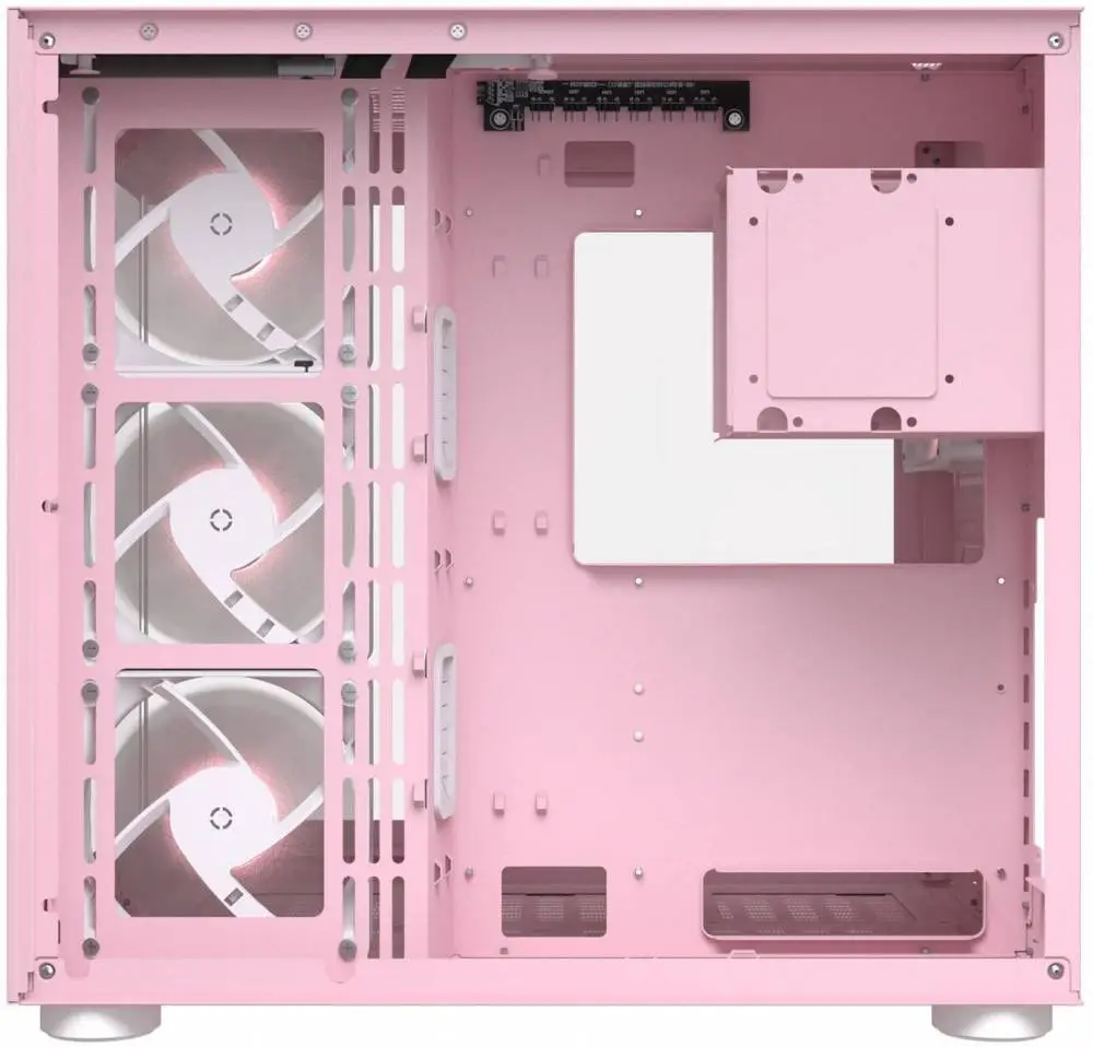 Кутия COUGAR FV150 RGB Mid-Tower Case Pink - CGR-5KA1P-RGB