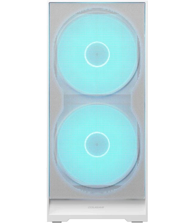 Кутия COUGAR AIRFACE 180 Mid-Tower Case White - CGR-5VA4W-RGB