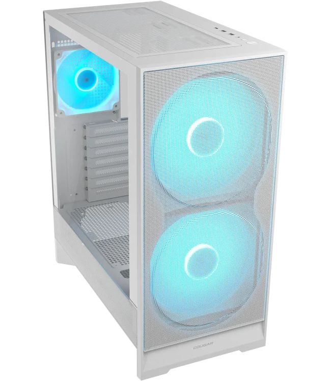 Кутия COUGAR AIRFACE 180 Mid-Tower Case White - CGR-5VA4W-RGB