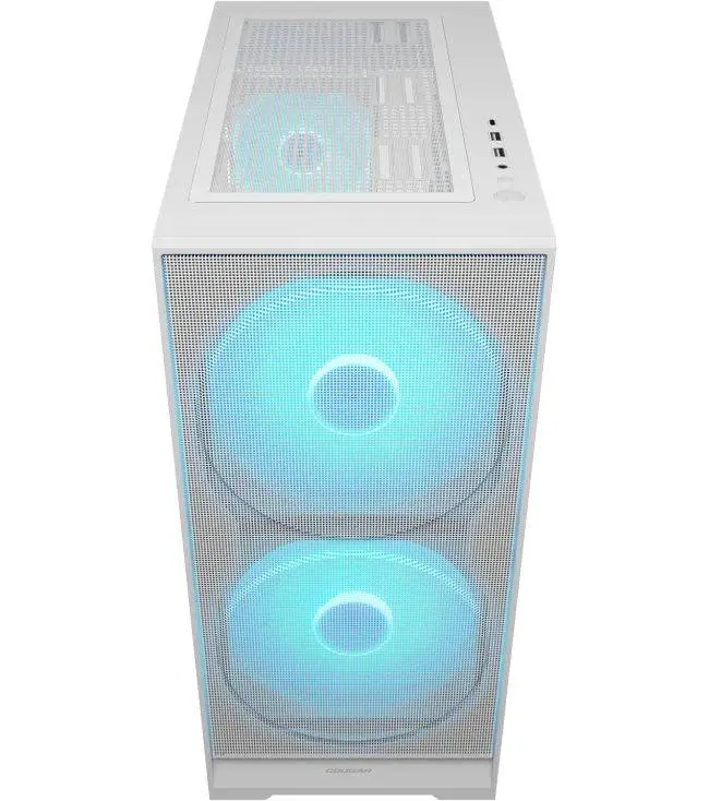 Кутия COUGAR AIRFACE 180 Mid-Tower Case White - CGR-5VA4W-RGB