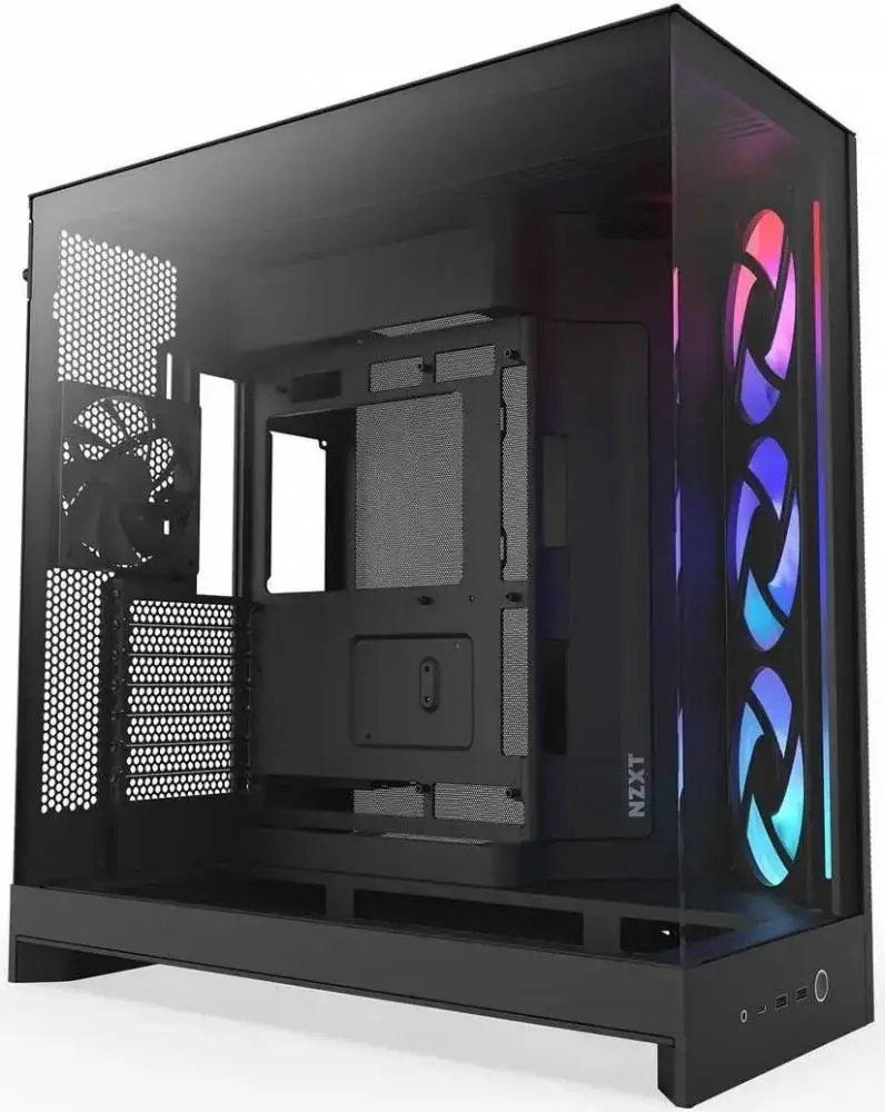 Кутия NZXT H9 Flow RGB Dual-Chamber - Black