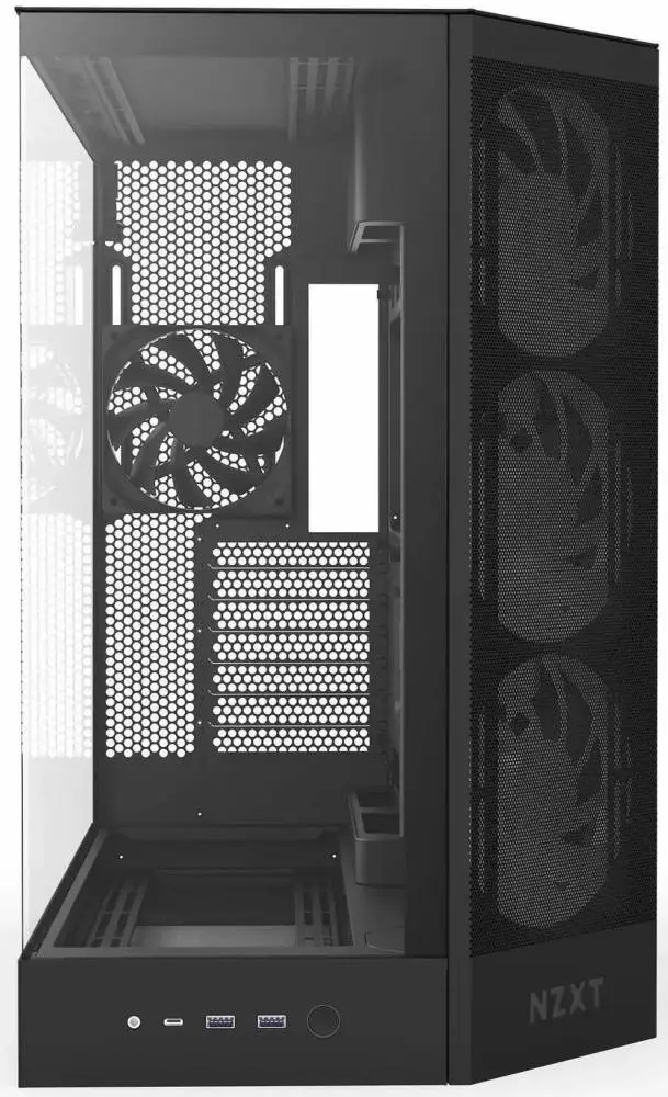 Кутия NZXT H9 Flow RGB Dual-Chamber - Black