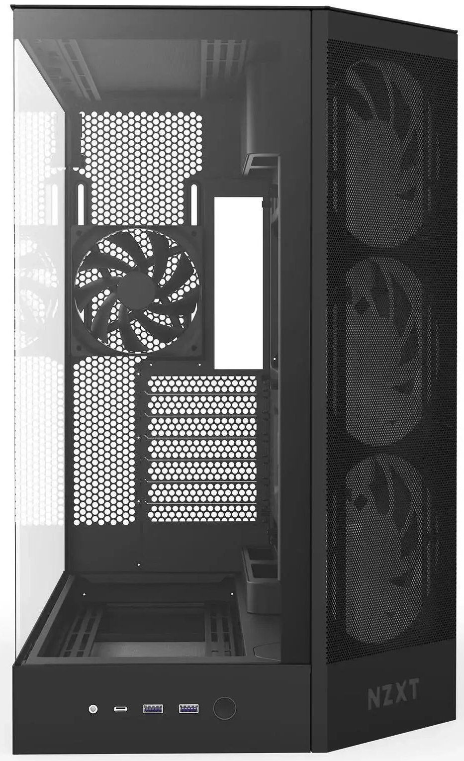 Кутия NZXT H9 Flow RGB Dual-Chamber - Black