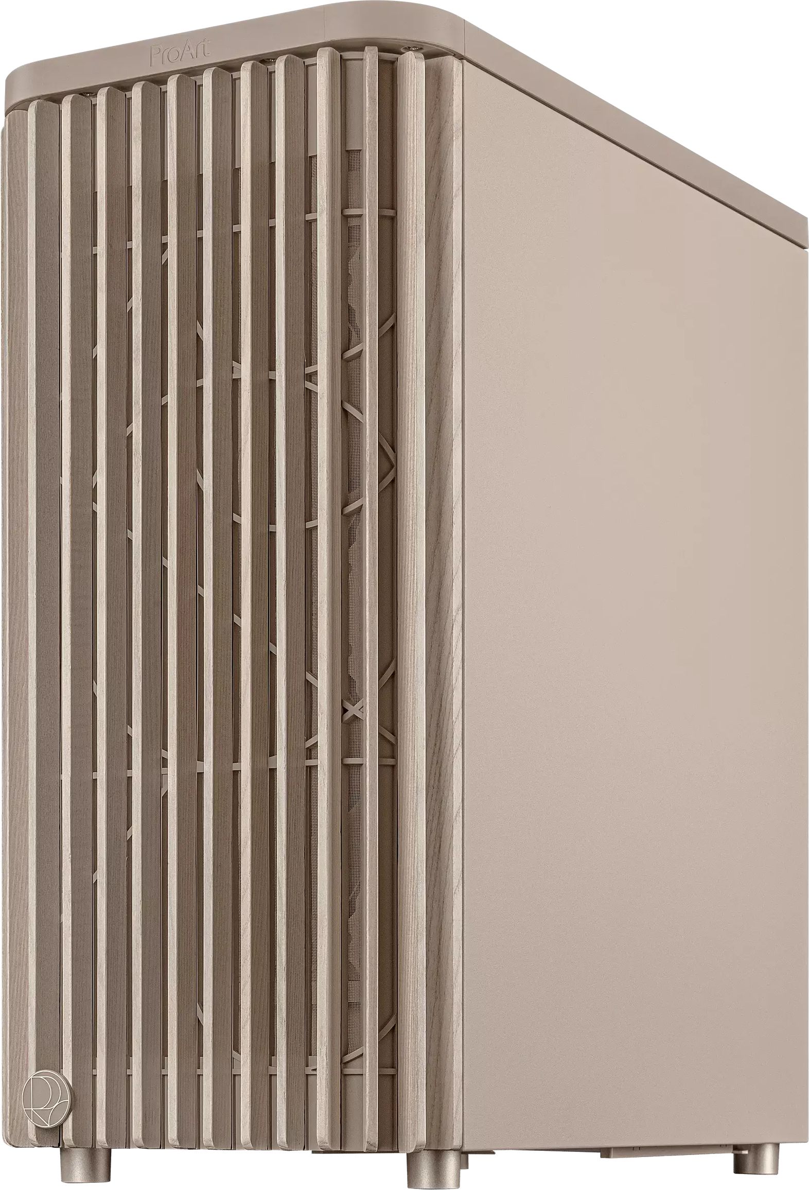Кутия ASUS ProArt PA401 Wood Edition Beige - Mesh Panel