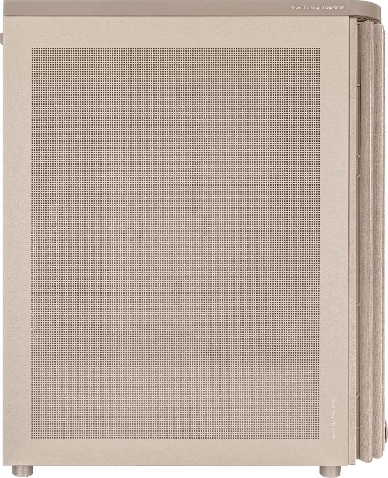 Кутия ASUS ProArt PA401 Wood Edition Beige - Mesh Panel