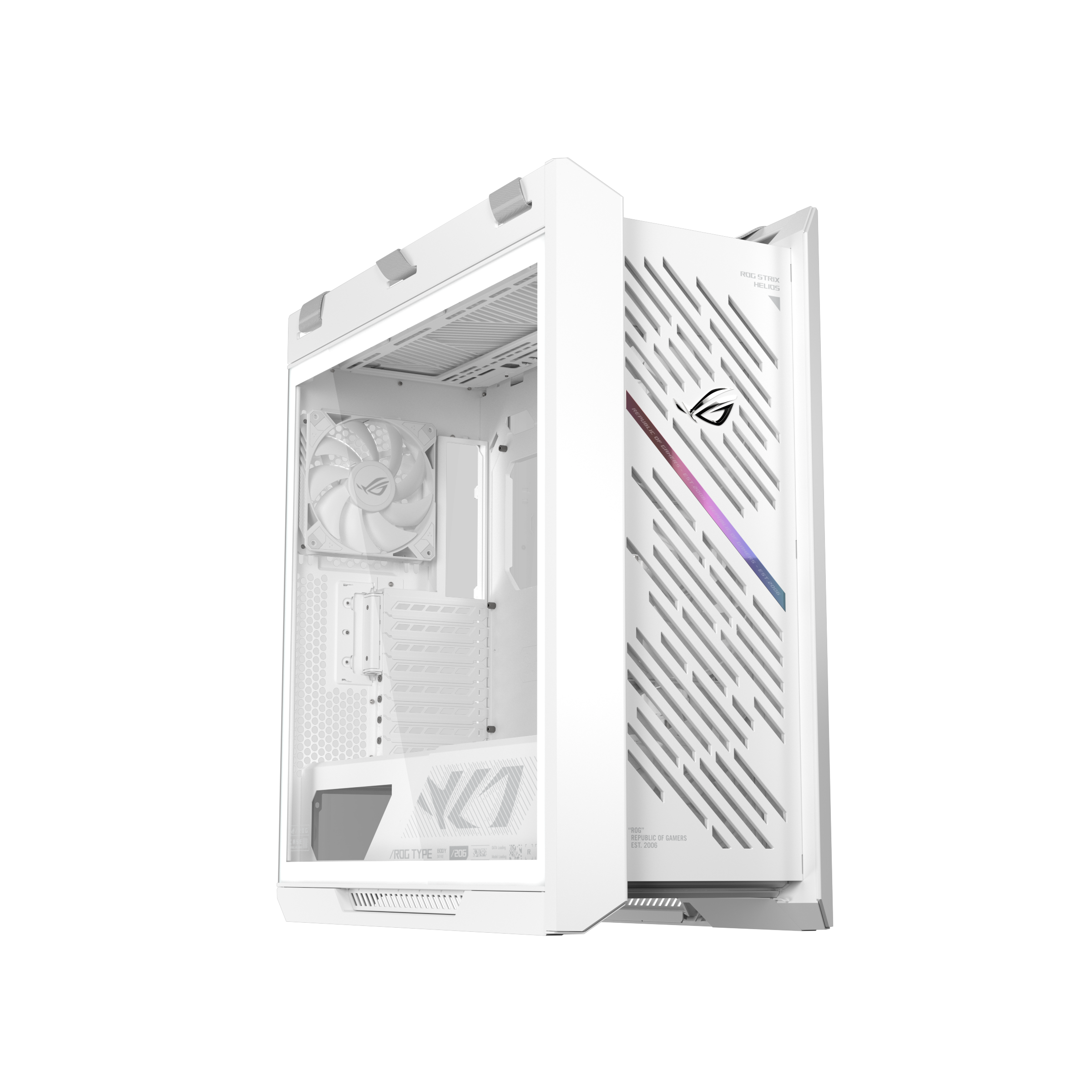 Кутия ASUS ROG Strix Helios II EATX Mid-Tower White - 90DC00W3-B39000