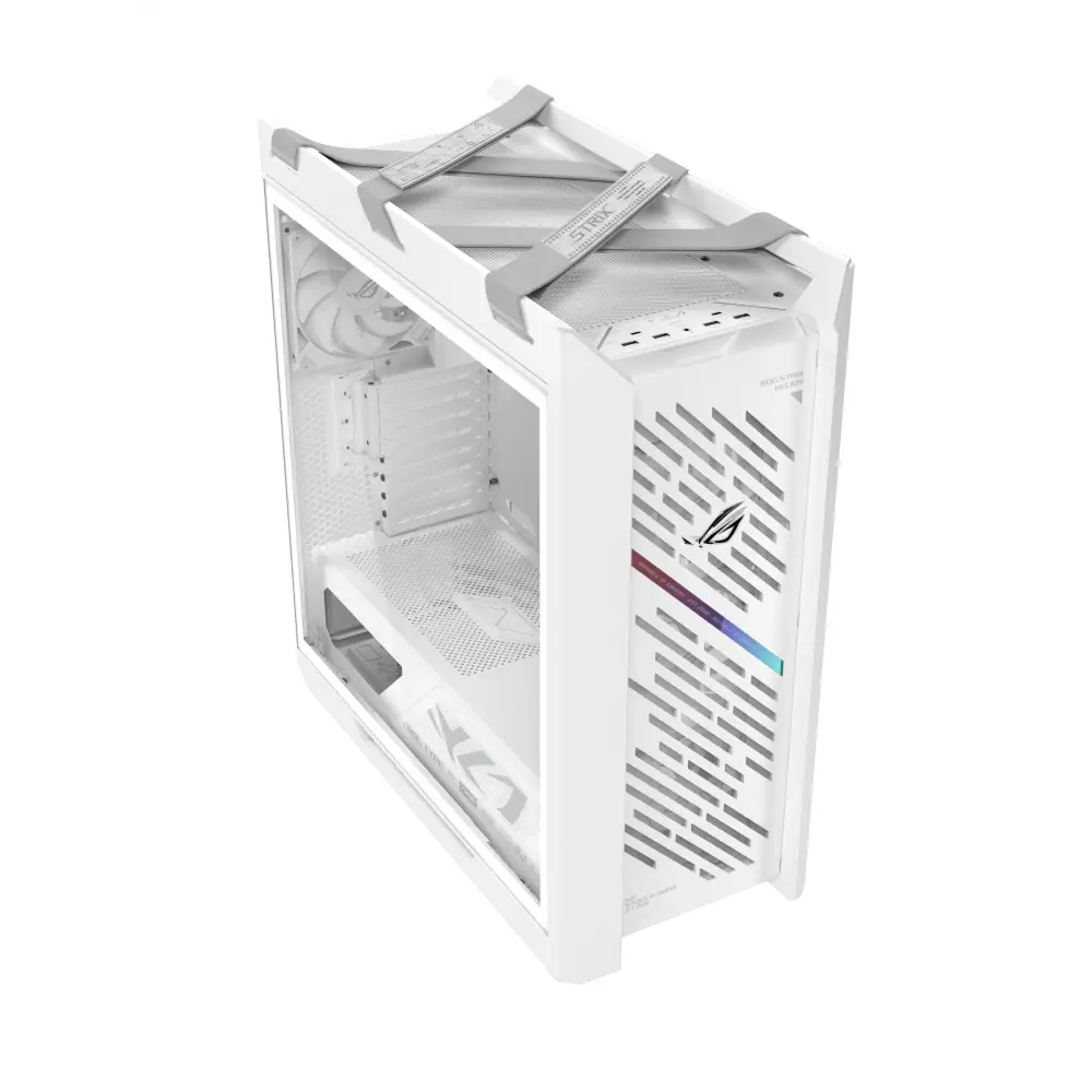 Кутия ASUS ROG Strix Helios II EATX Mid-Tower White - 90DC00W3-B39000