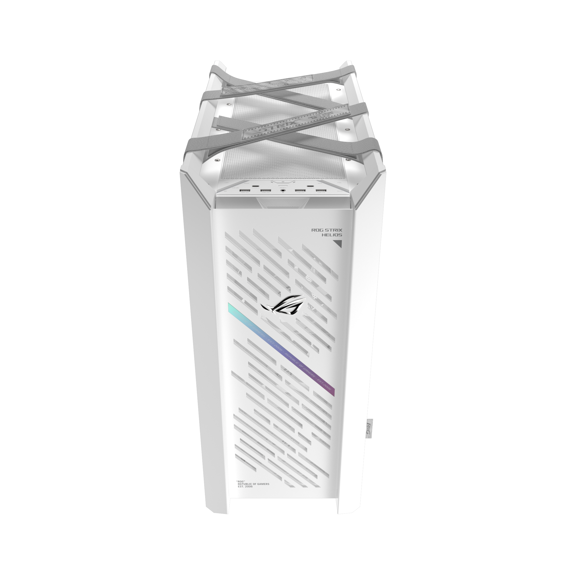 Кутия ASUS ROG Strix Helios II EATX Mid-Tower White - 90DC00W3-B39000