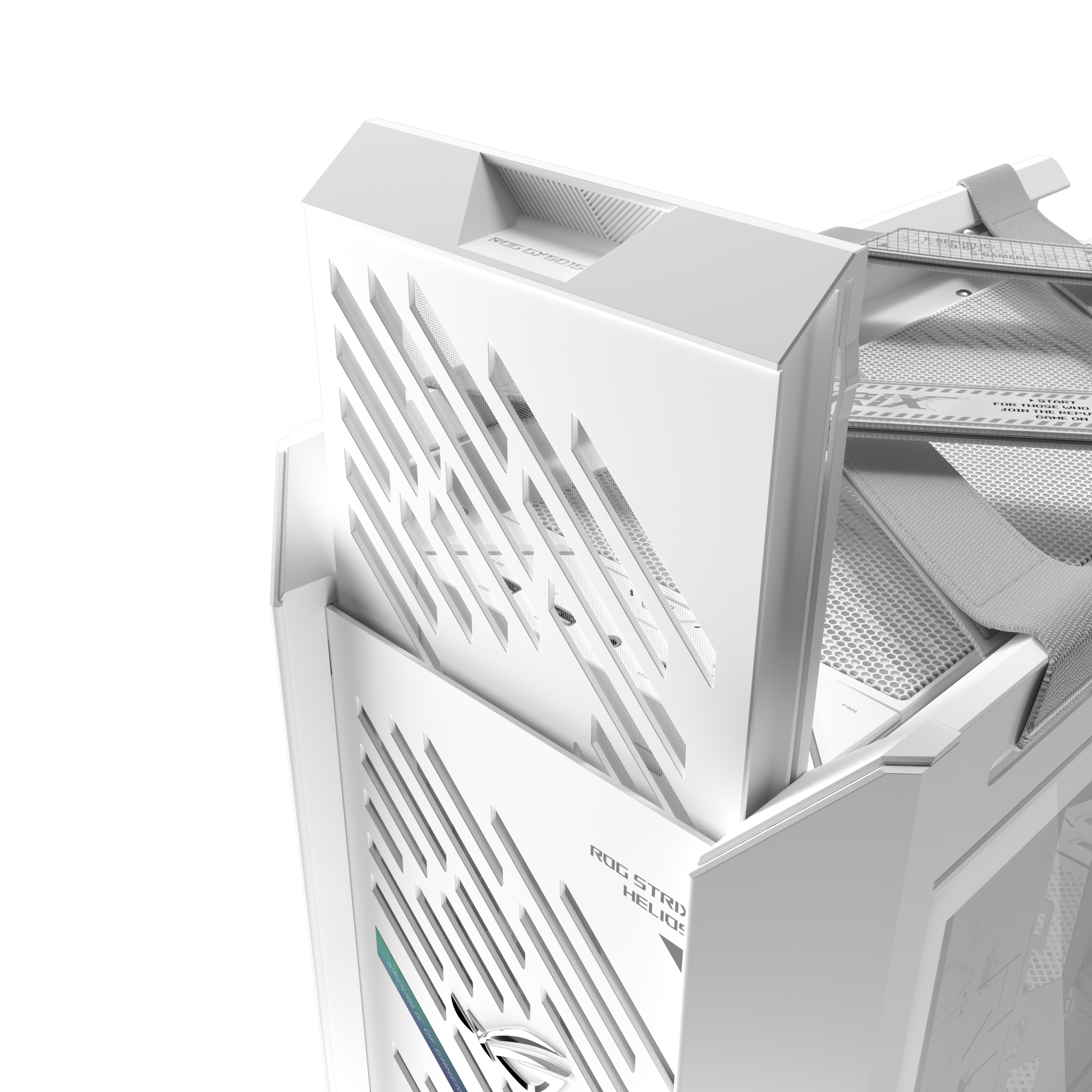Кутия ASUS ROG Strix Helios II EATX Mid-Tower White - 90DC00W3-B39000