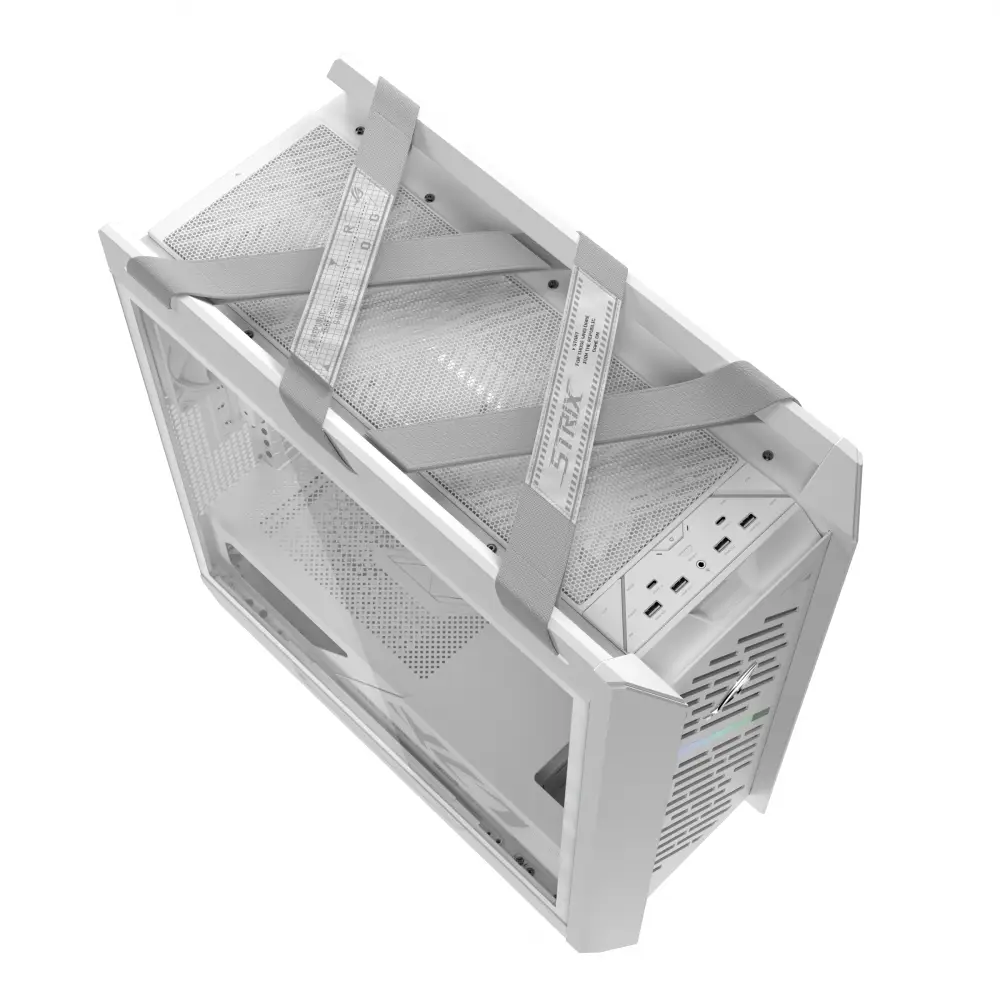Кутия ASUS ROG Strix Helios II EATX Mid-Tower White - 90DC00W3-B39000