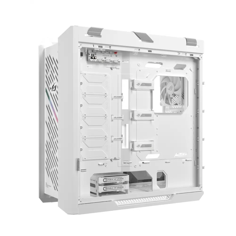 Кутия ASUS ROG Strix Helios II EATX Mid-Tower White - 90DC00W3-B39000