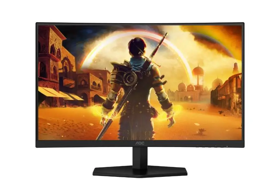 Монитор AOC C27G42E, 27" Curved 1500R, VA, WLED 1920x1080, 180Hz, 1ms GtG, Adaptive Sync, FlickerFree, Low Blue Light, 2Wx2, Tilt, 2xHDMI, DP