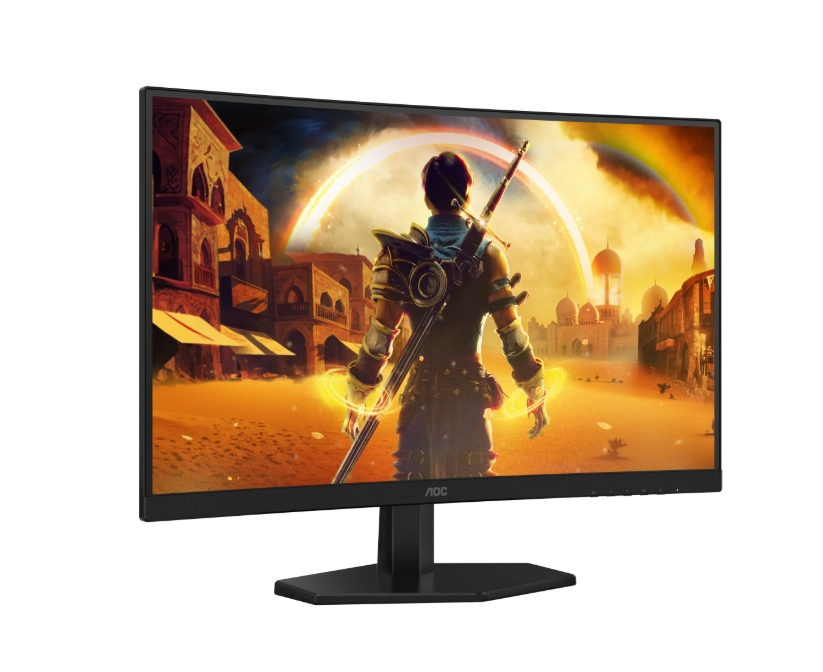 Монитор AOC C27G42E, 27" Curved 1500R, VA, WLED 1920x1080, 180Hz, 1ms GtG, Adaptive Sync, FlickerFree, Low Blue Light, 2Wx2, Tilt, 2xHDMI, DP