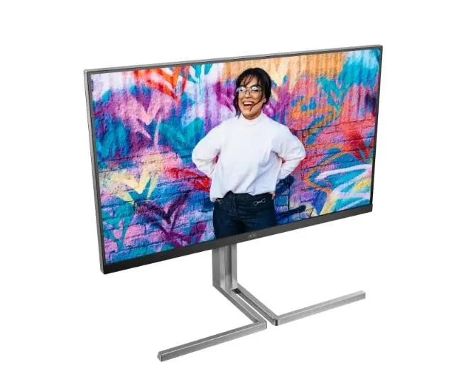 Монитор AOC U32U3CV, 31.5" Nano IPS WLED, 3840x2160, 60Hz, 4ms GtG, Adaptive Sync, FlickerFree, Anti Blue Light, 3Wx2, 2xHDMI, DP, USB hub