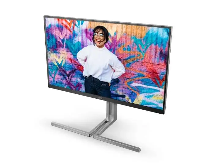 Монитор AOC U32U3CV, 31.5" Nano IPS WLED, 3840x2160, 60Hz, 4ms GtG, Adaptive Sync, FlickerFree, Anti Blue Light, 3Wx2, 2xHDMI, DP, USB hub