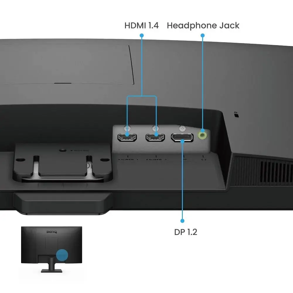 Монитор BenQ GW2790, 27" IPS, FHD 1920x1080, 100Hz, 5ms, 99% sRGB, Eye Care Reminder, Flicker-free, LBL+, B.I. Gen 2, 2xHDMI, DP, Sp.2x2W, Headphone jack, Line In, Ultra Slim Bezel, Black - 9H.LLTLJ.LBE
