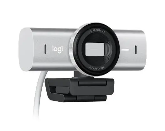 Уеб камера Logitech MX Brio B2C Pale Grey - 960-001554