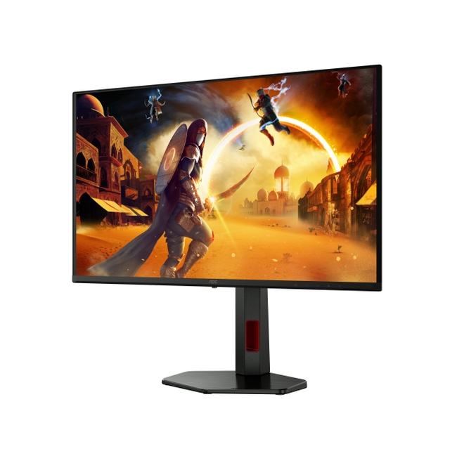 Монитор AOC Q27G4SDR, 26.5" QD-OLED, 2560x1440, 360Hz, 0.03ms GtG, Adaptive Sync, FlickerFree, Low Blue Light, 2xHDMI, DP, USB hub