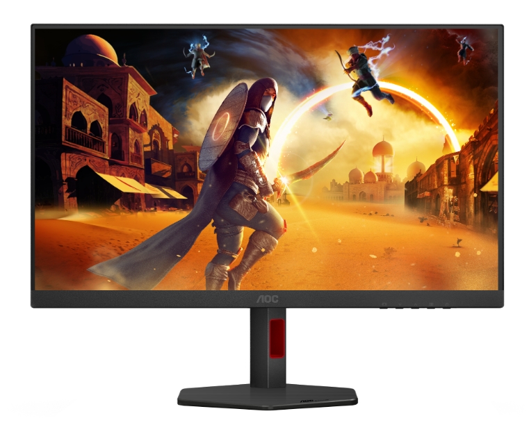 Монитор AOC Q27G4SRU, 27" Fast IPS WLED, 2560x1440, 320Hz, 0.3ms MPRT, Adaptive Sync, FlickerFree, Low Blue Light, 2Wx2, 2xHDMI, DP, USB hub