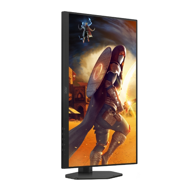 Монитор AOC Q27G4SRU, 27" Fast IPS WLED, 2560x1440, 320Hz, 0.3ms MPRT, Adaptive Sync, FlickerFree, Low Blue Light, 2Wx2, 2xHDMI, DP, USB hub