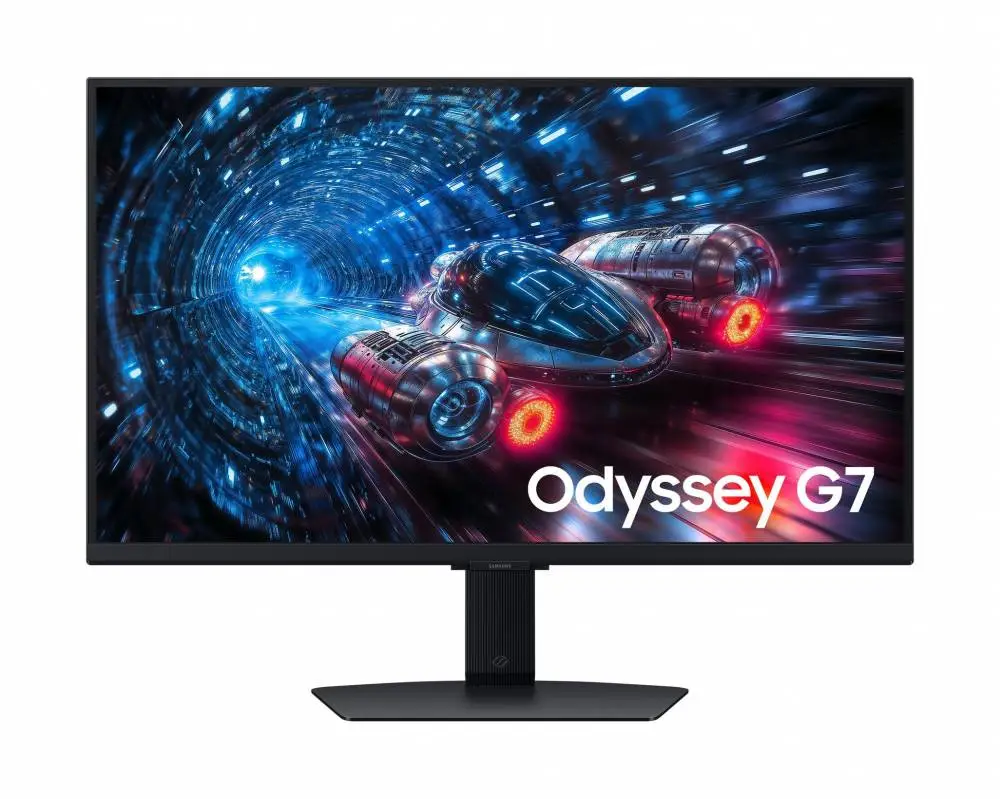 Монитор SAMSUNG Odyssey G7 G70F, 27" IPS DualMode UHD (3840x2160) 180Hz/360Hz, 1ms, HDR10+, G-SYNC Compatible FreeSync Premium