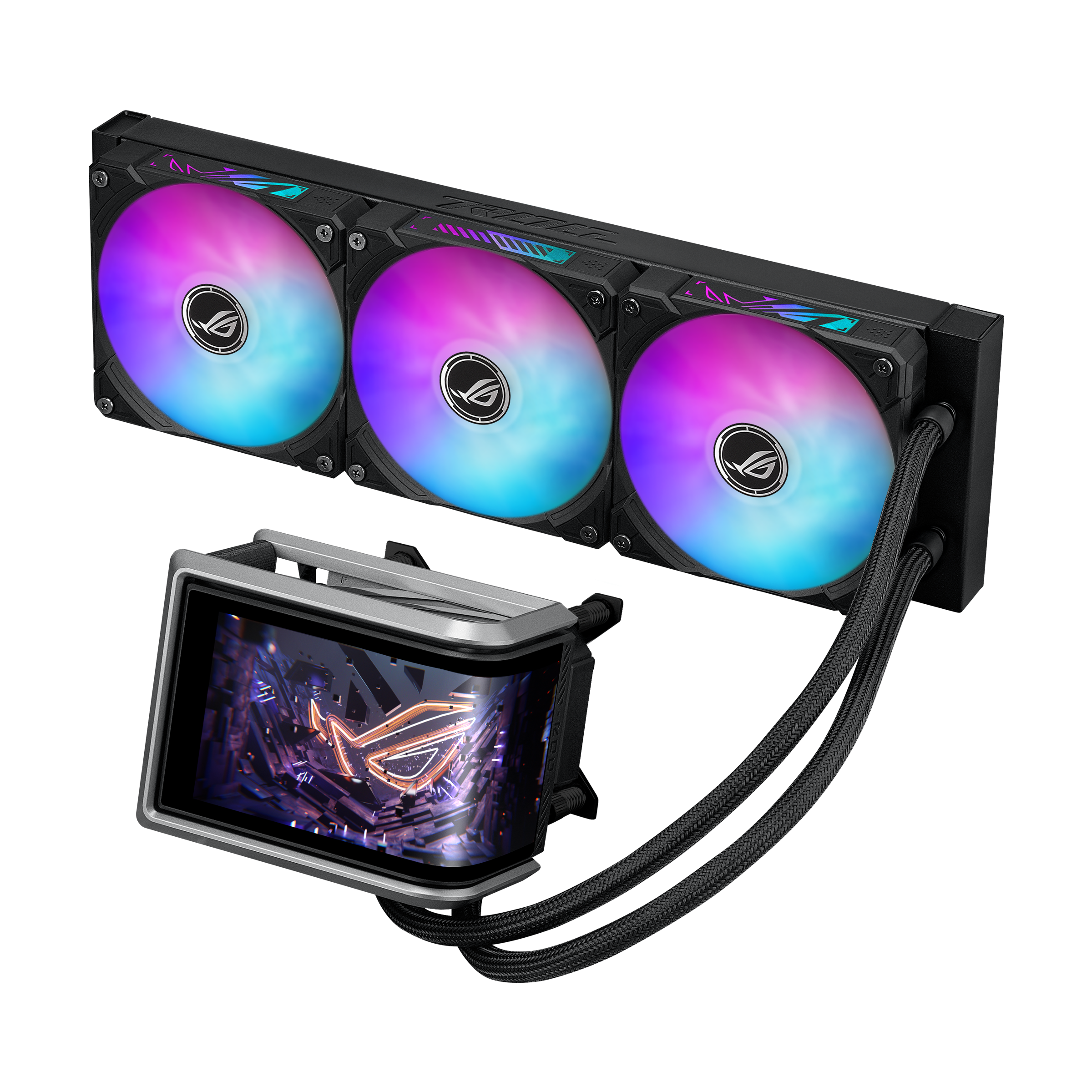 Охладител за процесор ASUS ROG Ryuo IV 360 ARGB 6.67" Curved AMOLED Display - 90RC01N1-B0EAY0
