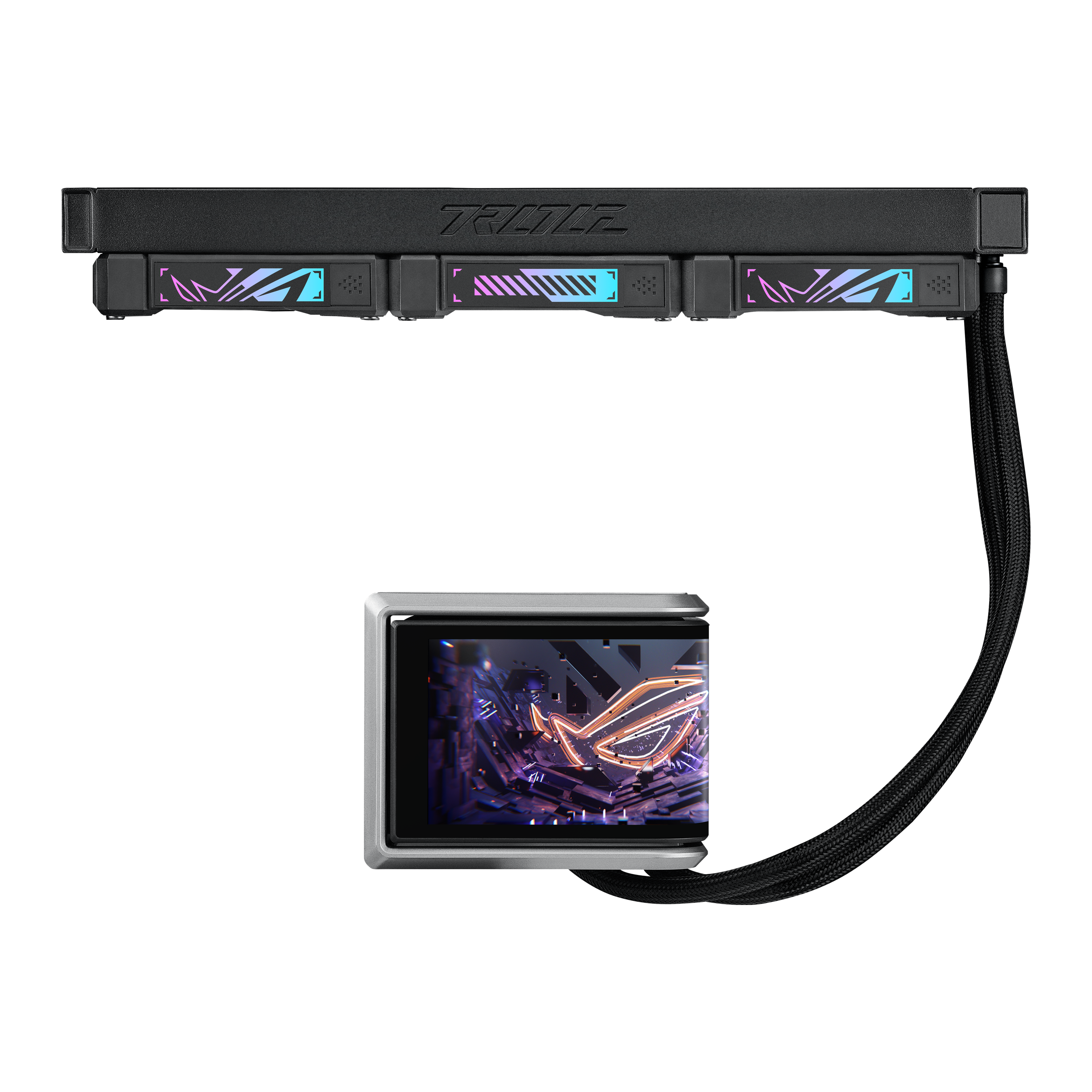 Охладител за процесор ASUS ROG Ryuo IV 360 ARGB 6.67" Curved AMOLED Display - 90RC01N1-B0EAY0