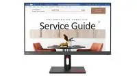Монитор Lenovo ThinkVision S24i-30 23.8" IPS, WLED, 16:9, 1920x1080, 6ms, 1300:1, 100Hz, HDMI, VGA, Tilt Stand - 63DEKAT3EU