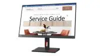 Монитор Lenovo ThinkVision S24i-30 23.8" IPS, WLED, 16:9, 1920x1080, 6ms, 1300:1, 100Hz, HDMI, VGA, Tilt Stand - 63DEKAT3EU