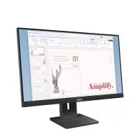 Монитор Lenovo ThinkVision E24-40 23.8" IPS, WLED, 16:9, 1920x1080, 4ms, 100Hz, Tilt, Swivel, Pivot, Height Adjust Stand, HDMI, DP, VGA