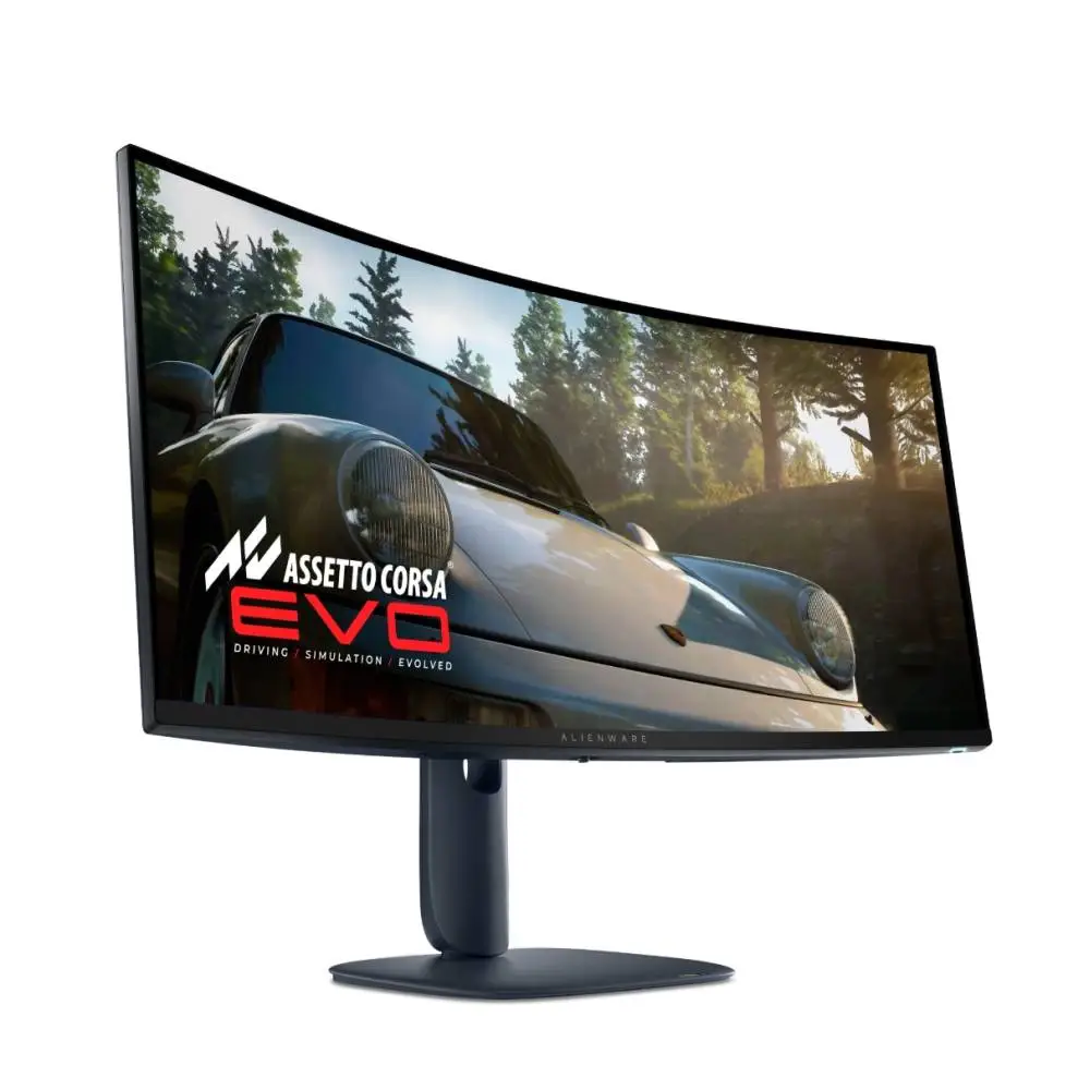 Монитор Dell Alienware AW3425DW, 34.2" CURVED QD-OLED, WQHD 3440x1440, 240Hz, 0.03ms GTG, HDR 400, NVIDIA G-SYNC Compatible, AMD FreeSync Premium, HDMI, DP, USB, PIP, PBP, Black
