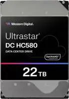 Твърд диск WD Ultrastar DC HC580 22TB, 3.5", 7200rpm, 512MB SATA3 6Gb/s  - WUH722422ALE6L4