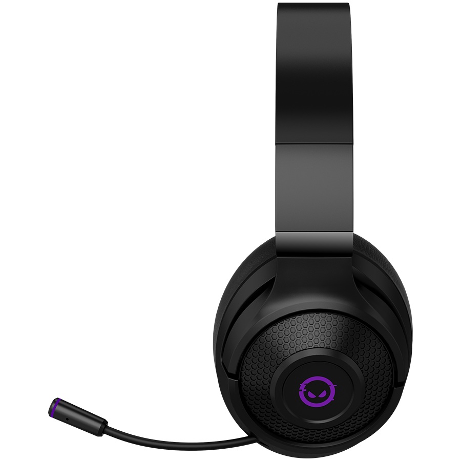 Безжични геймърски слушалки LORGAR Noah 702 Black - LRG-GHS702