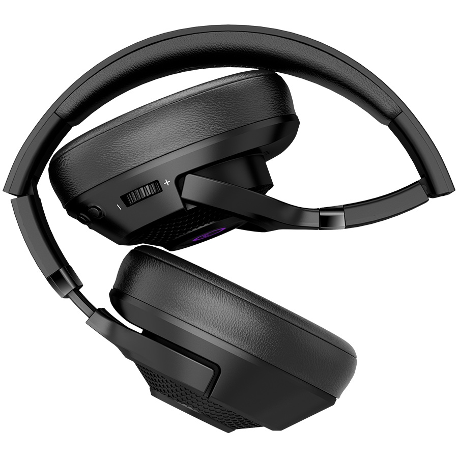 Безжични геймърски слушалки LORGAR Noah 702 Black - LRG-GHS702