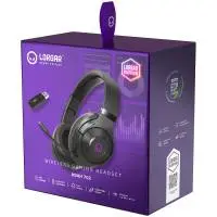 Безжични геймърски слушалки LORGAR Noah 702 Black - LRG-GHS702
