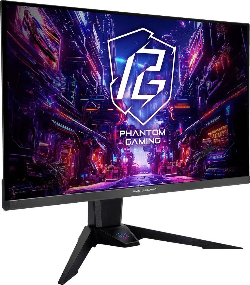 Монитор Asrock PGO27QFV, 27" OLED, QHD 2560x1440, 360Hz, 0.03ms, HDR400, AMD FreeSync Premium Pro