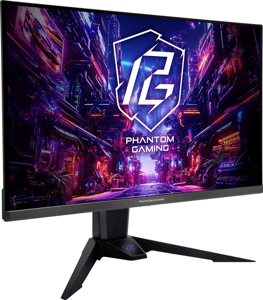 Монитор Asrock PGO27QFV, 27" OLED, QHD 2560x1440, 360Hz, 0.03ms, HDR400,  AMD FreeSync Premium Pro