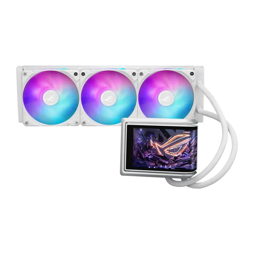Охладител за процесор ASUS ROG Ryuo IV 360 ARGB White Edition 6.67" Curved AMOLED Display - 90RC01N2-B0EAY0