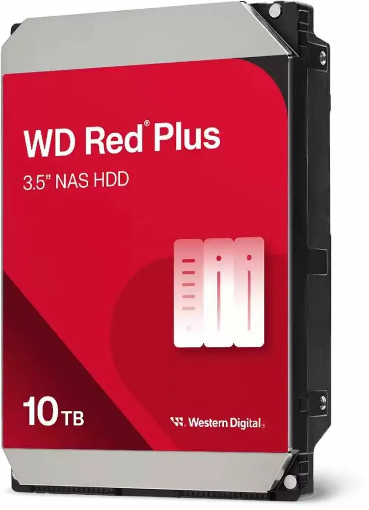 Твърд диск WD Red Plus 10TB SATA 6Gb/s 3.5" HDD - WD100EFGX