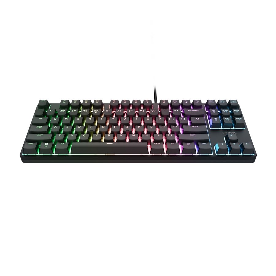 Геймърска лавиатура TRUST GXT864 Cada TKL Gaing Keyboard US