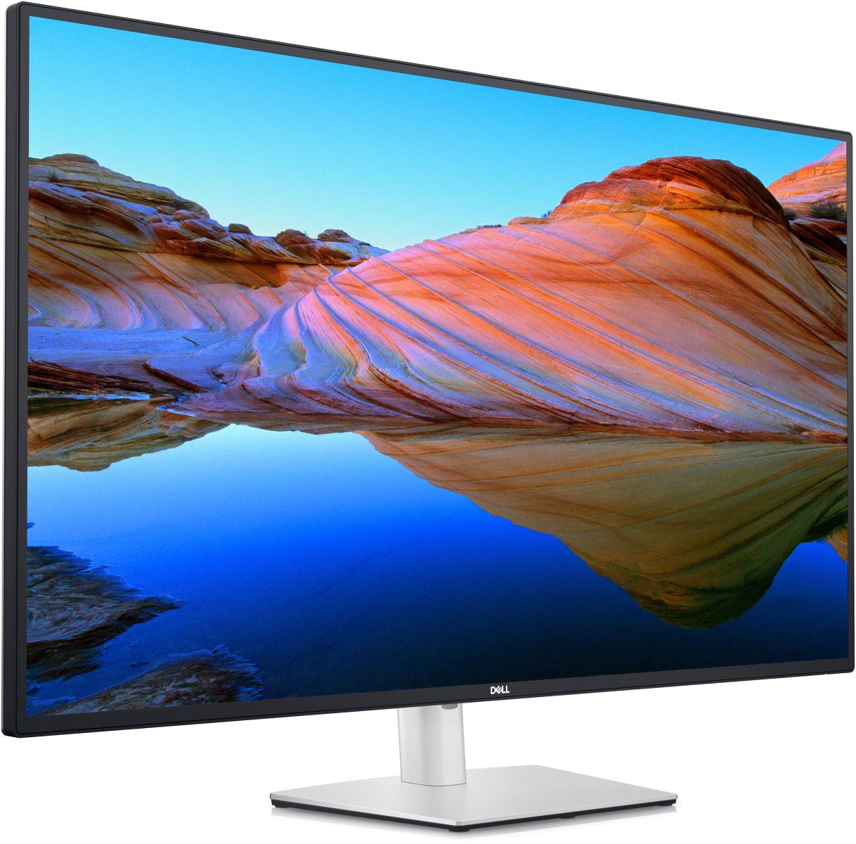 Монитор, Dell U4323QE, 42.5" UltraSharp AG, IPS, 4K (3840x2160), 60Hz, 5ms, 100% sRGB, 98% DCI-P3, HDMI, DP, USB-C Hub, USB 3.2, RJ-45, dual 8W speakers, Audio line-out, Black