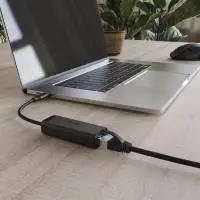 HAMA Мрежов адаптер, USB-C, 2.5 Gigabit Ethernet, Черен