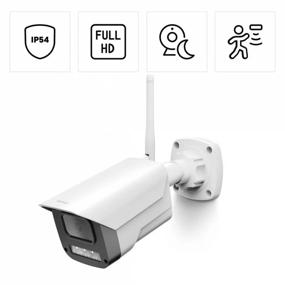 HAMA Wi-Fi камера 1080p, за външна употреба, нощно виждане, запис