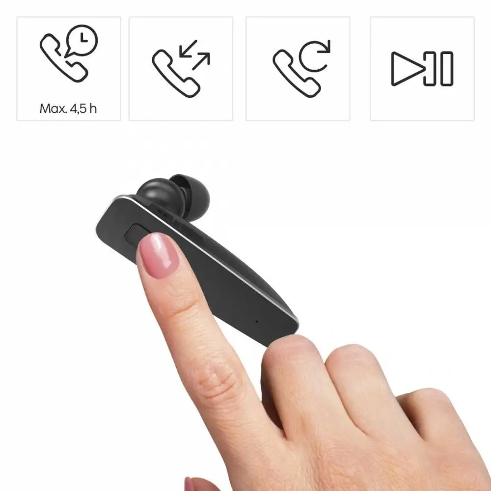 HAMA Блутут слушалка “MyVoice2100”, Multipoint, черен