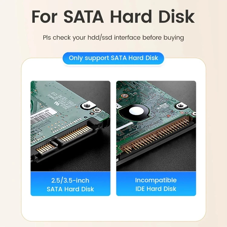 Orico докинг станция Storage - HDD/SSD Dock - 2.5/3.5 inch USB-C - DD18U3-EU-BK