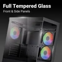 AeroCool кутия Case ATX - P500D Digi-G-BK-v1 - Digital Display, USB-C, 3 x 120 mm A-RGB