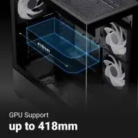 AeroCool кутия Case ATX - P500D Digi-G-BK-v1 - Digital Display, USB-C, 3 x 120 mm A-RGB