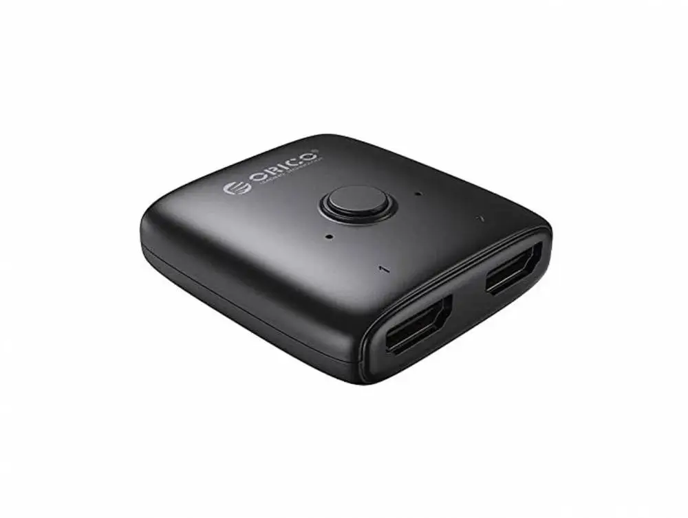 Orico Разклонител превключвател HDMI 2.0 Switcher/Splitter 2-Port Bi-Direction 4K Black - HS2-A1-BK-EP