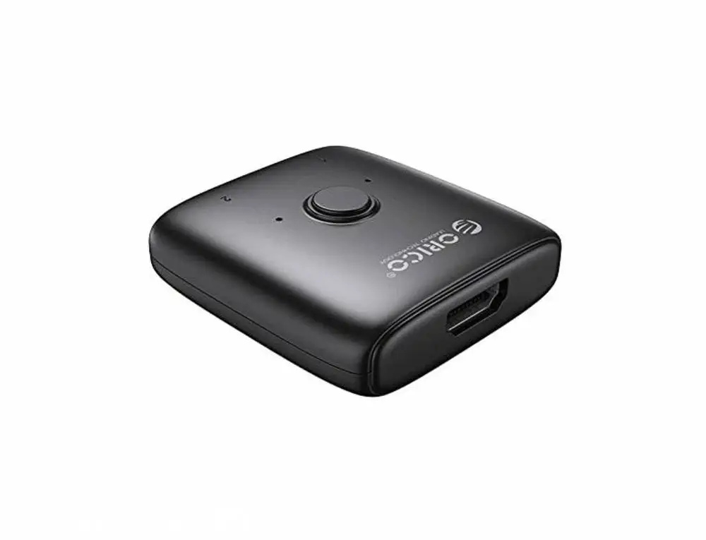 Orico Разклонител превключвател HDMI 2.0 Switcher/Splitter 2-Port Bi-Direction 4K Black - HS2-A1-BK-EP